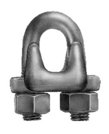 3/8" WIRE ROPE CLIP DRP FRGD